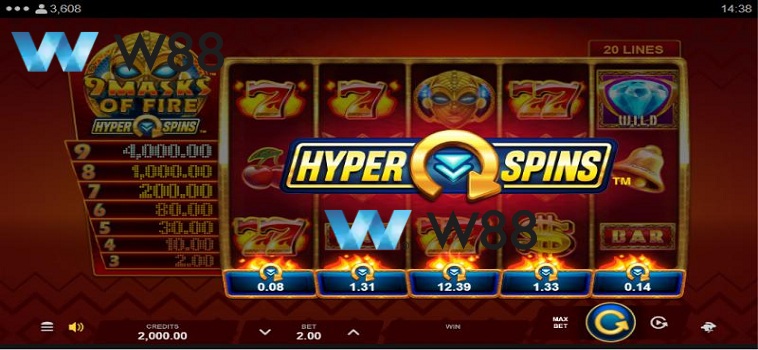 Hướng Dẫn Chi Tiết Chơi 9 Masks Of Fire Hyperspins Tại W88
