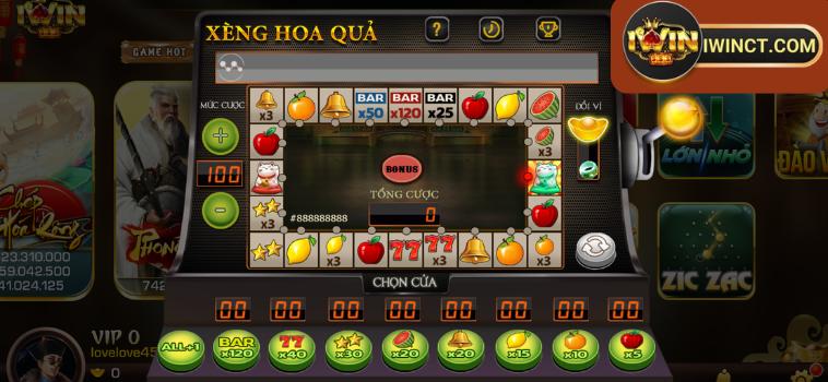 xeng hoa qua iWin